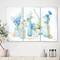 Designart - Cottage Florals I - Farmhouse Premium Canvas Wall Art